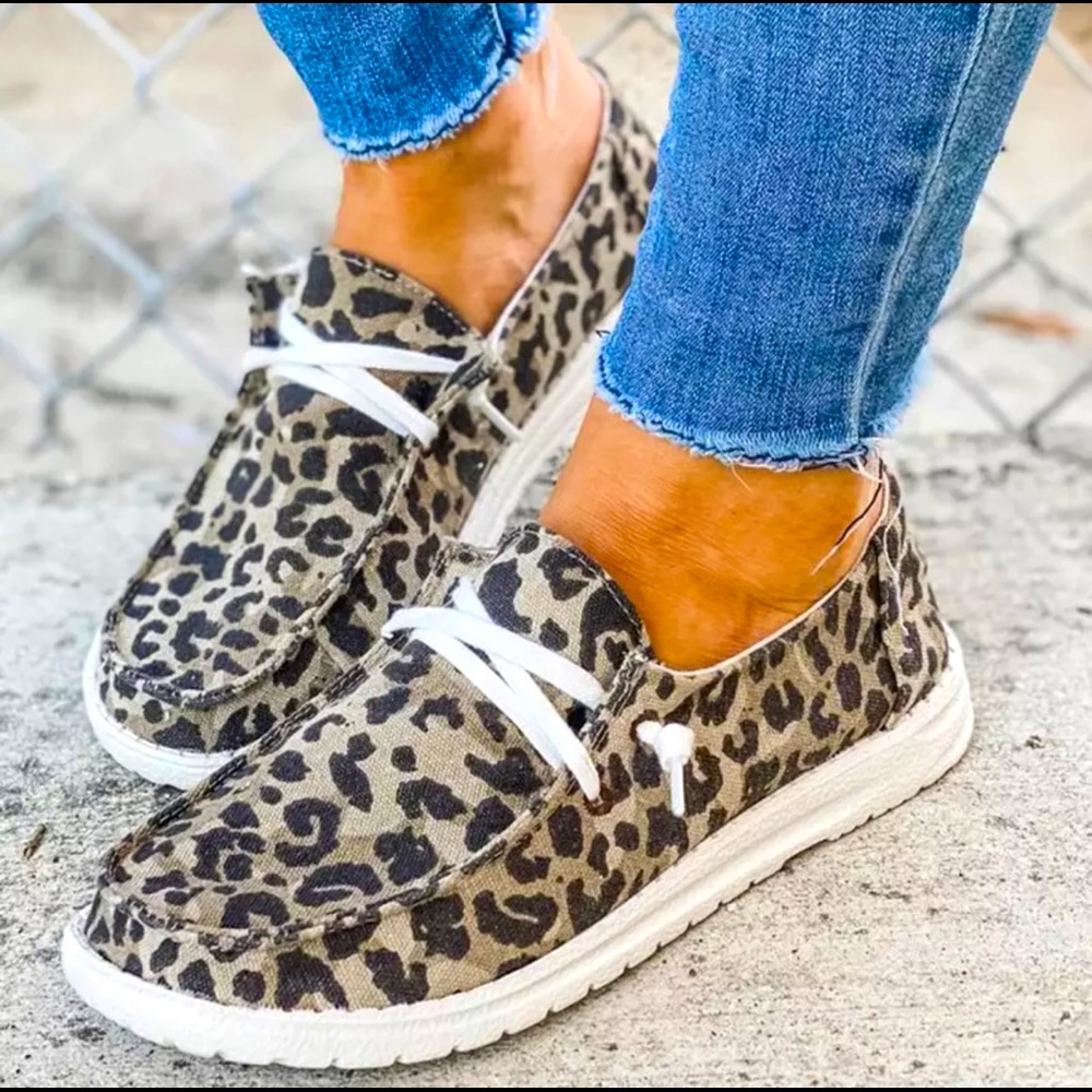 🐾 Leopard Print Hey Dudes 🐾